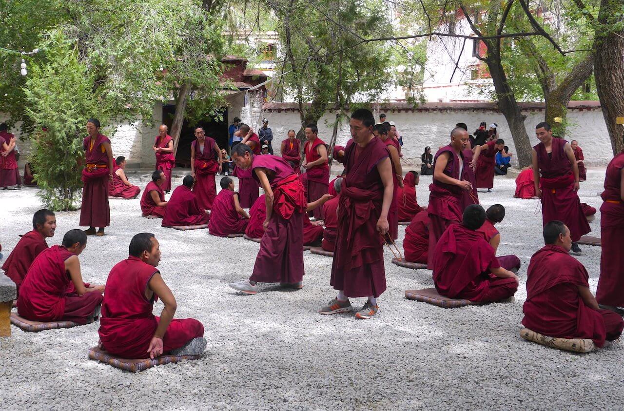 Tibet 4 day lhasa tour sera monastery monks