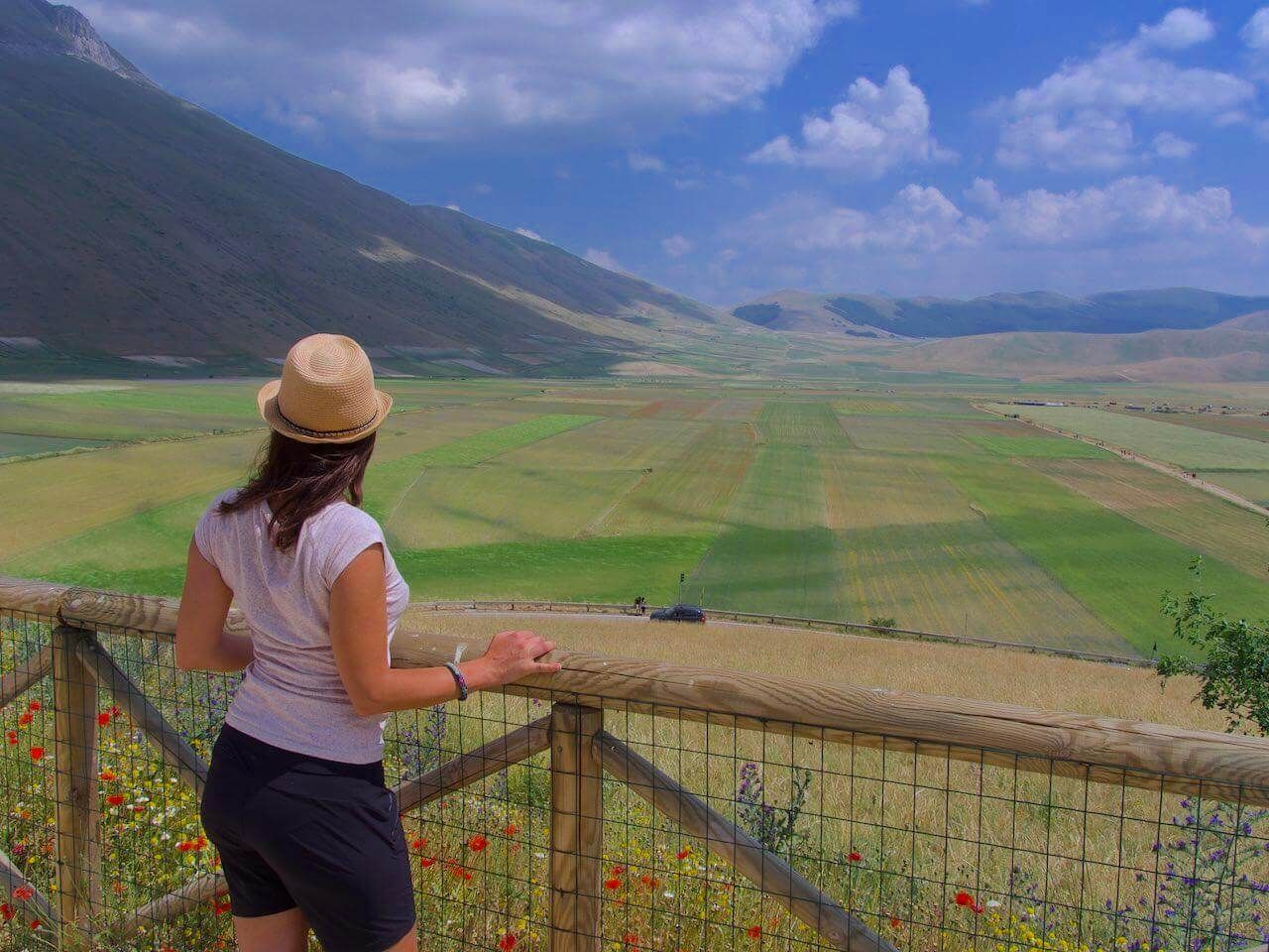 italy flower fields castelluccio