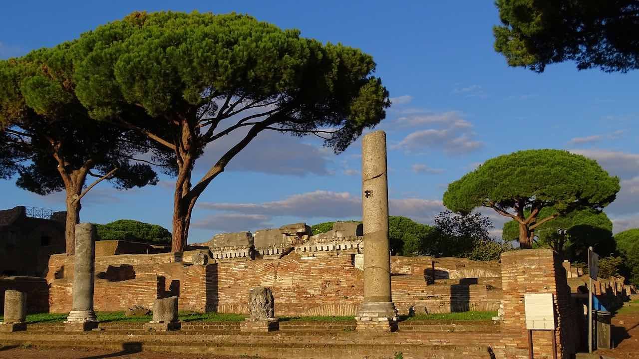 ostia antica archeological park rome italy