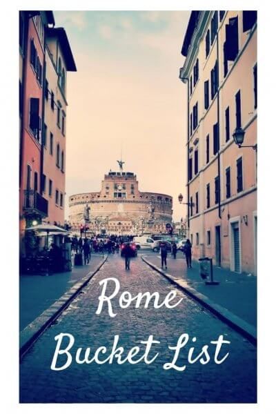 rome bucket list