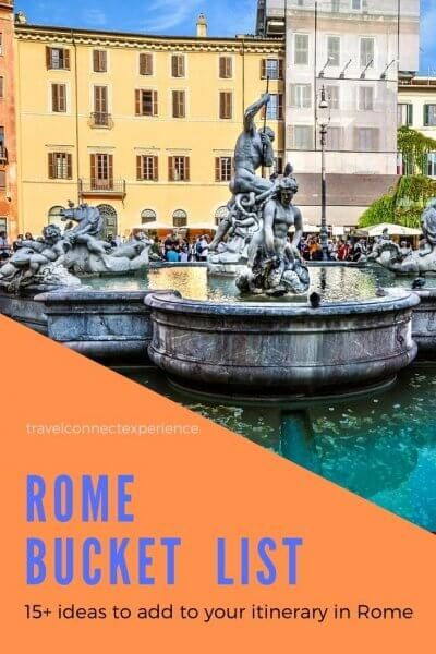 ultimate bucket list for Rome