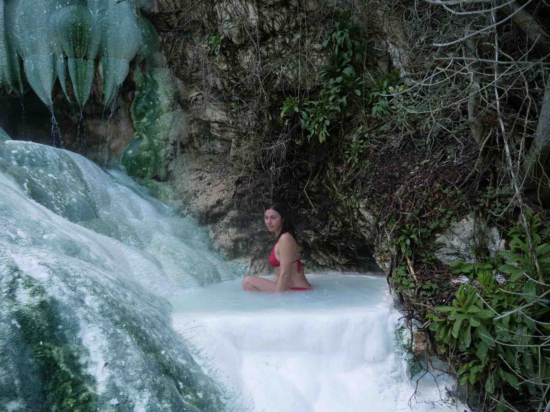Bagni san Filippo hot springs near Rome