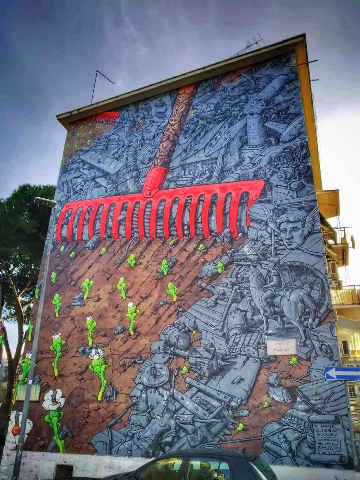 street artists in Rome