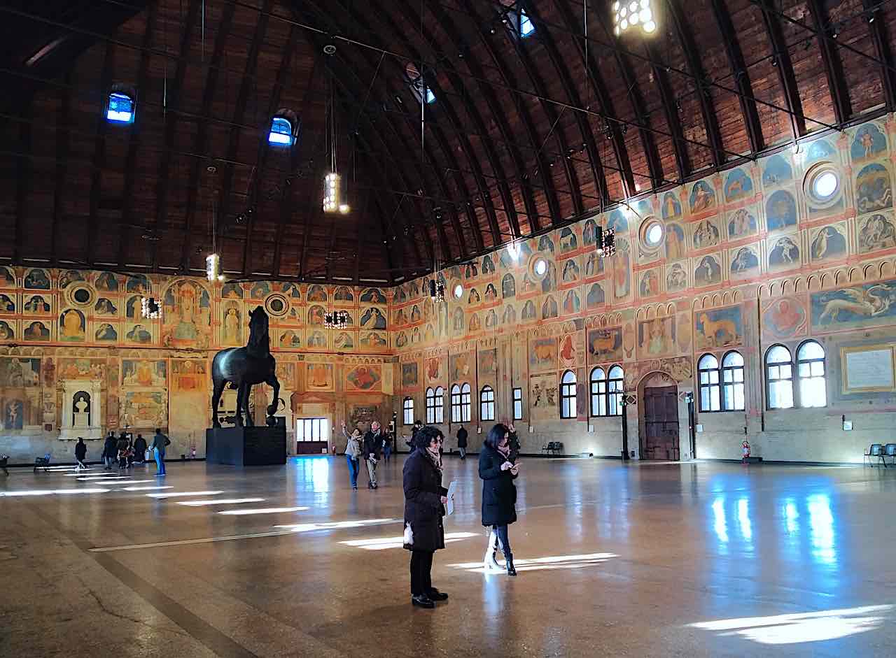 inside the Ragione Palace Padova