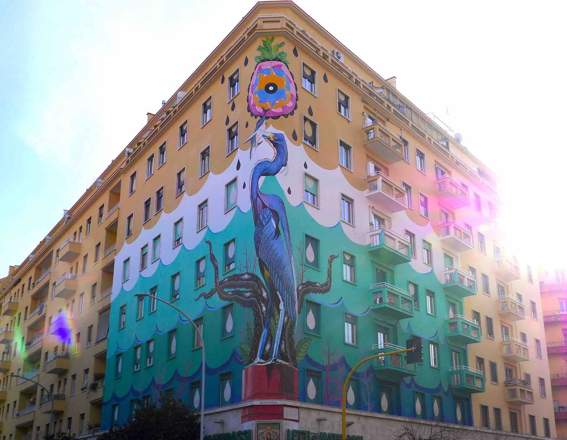 street art in Ostiense Rome