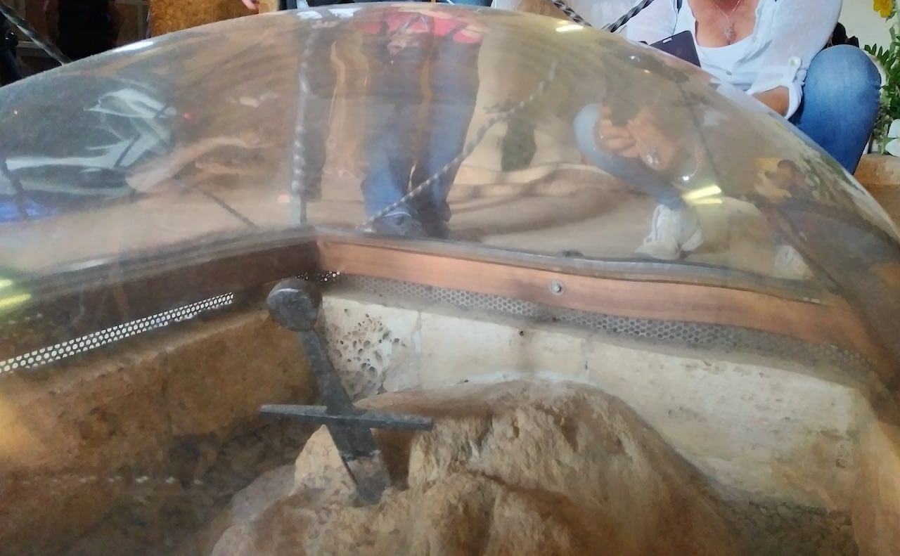 sword in the stone san galgano tuscany