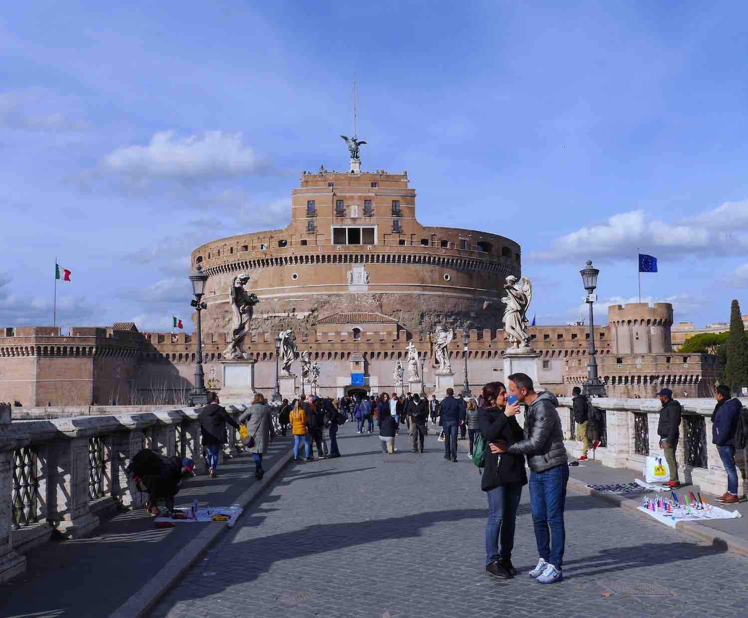 Rome landmarks Saint Angel Castle