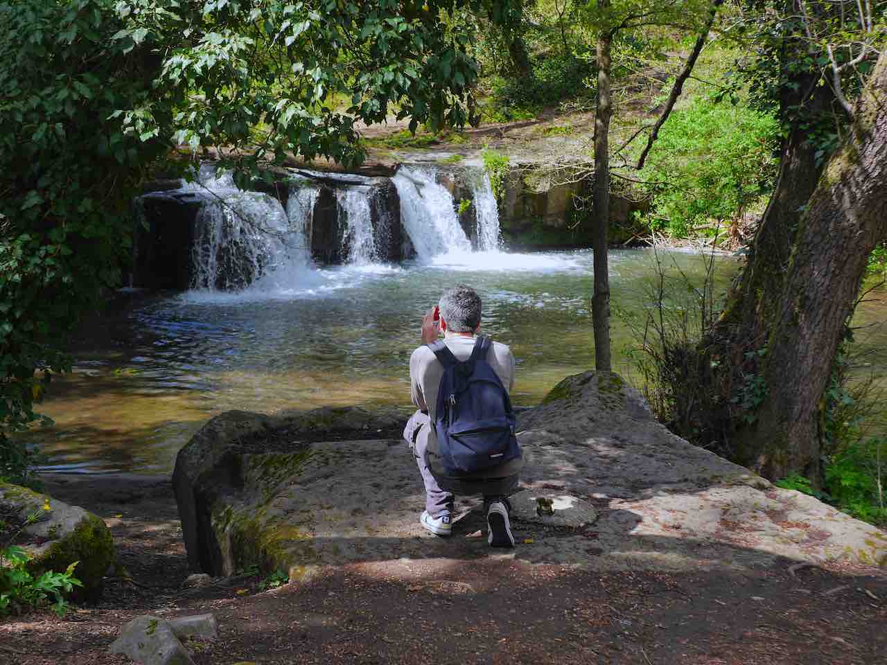 river treja and waterfall