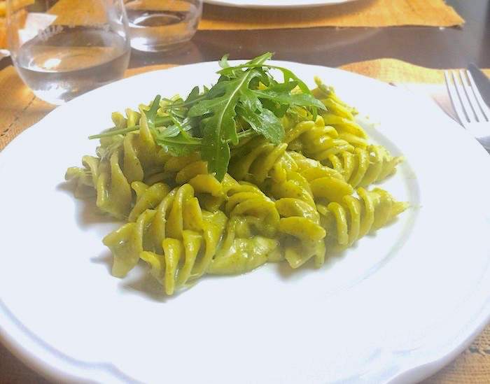 best vegan and vegetarian restaurants in Rome Italy fusilli
