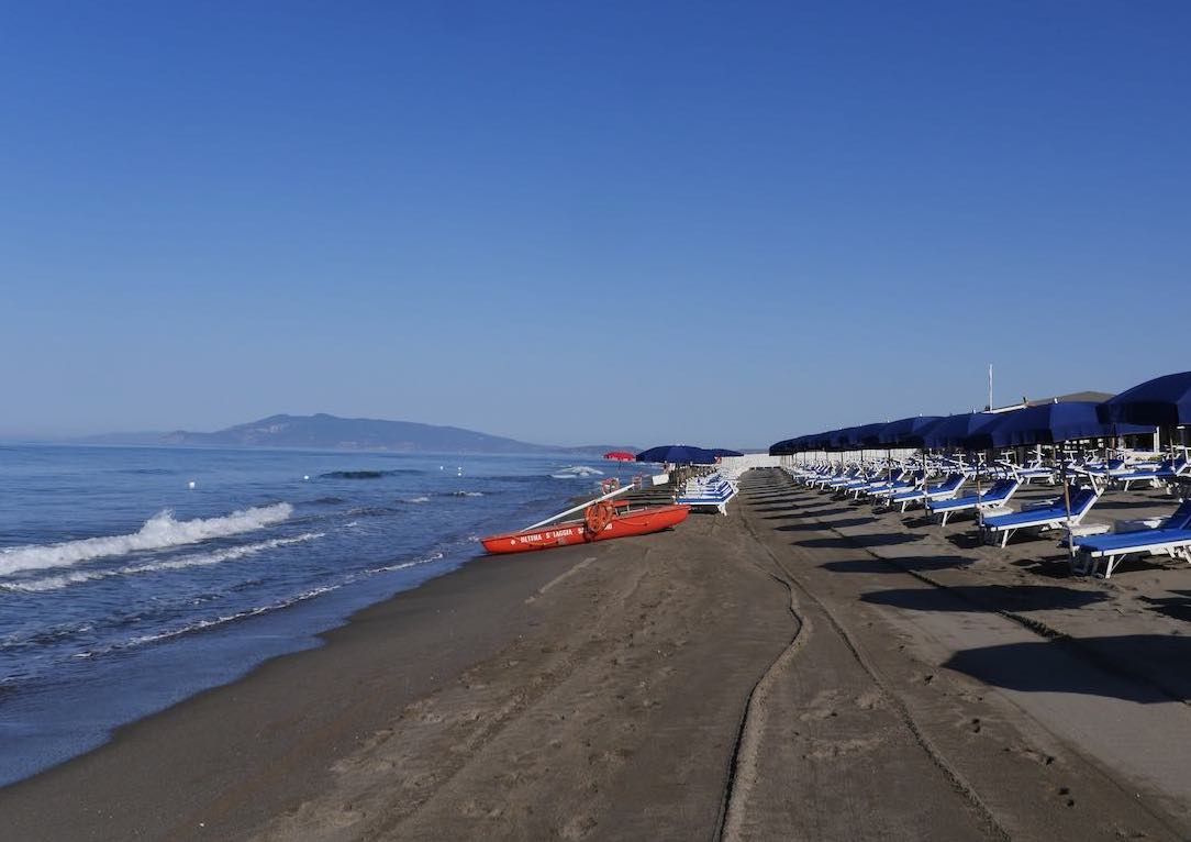 beach in Capalbio Tuscany