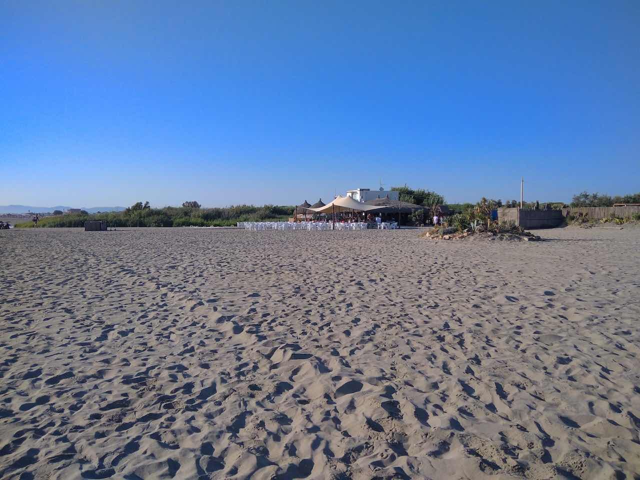 Fregene Beach near Rome Italy