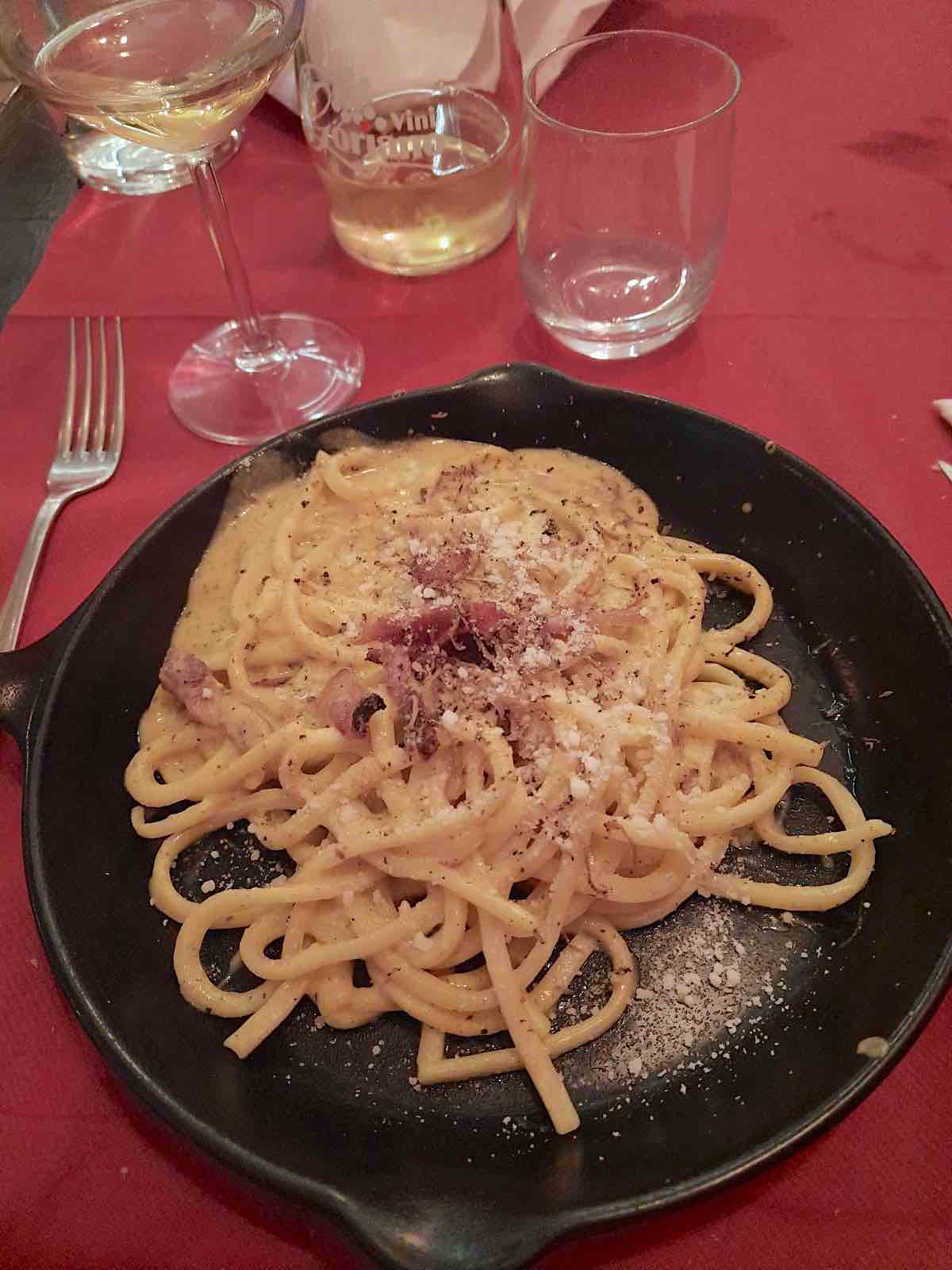 bracciano restaurants carbonara