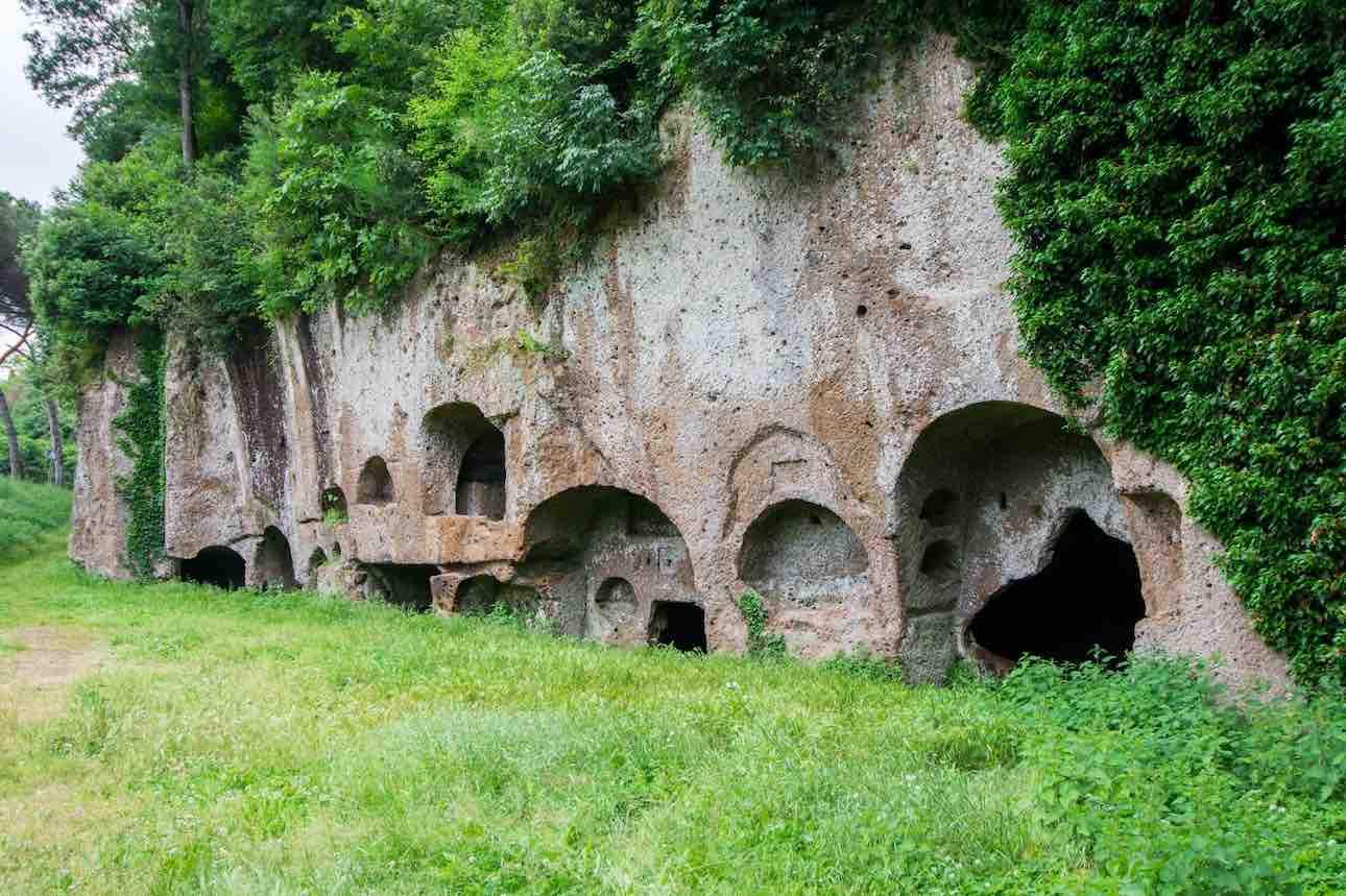 Etruscan necropolis of Sutri Italy