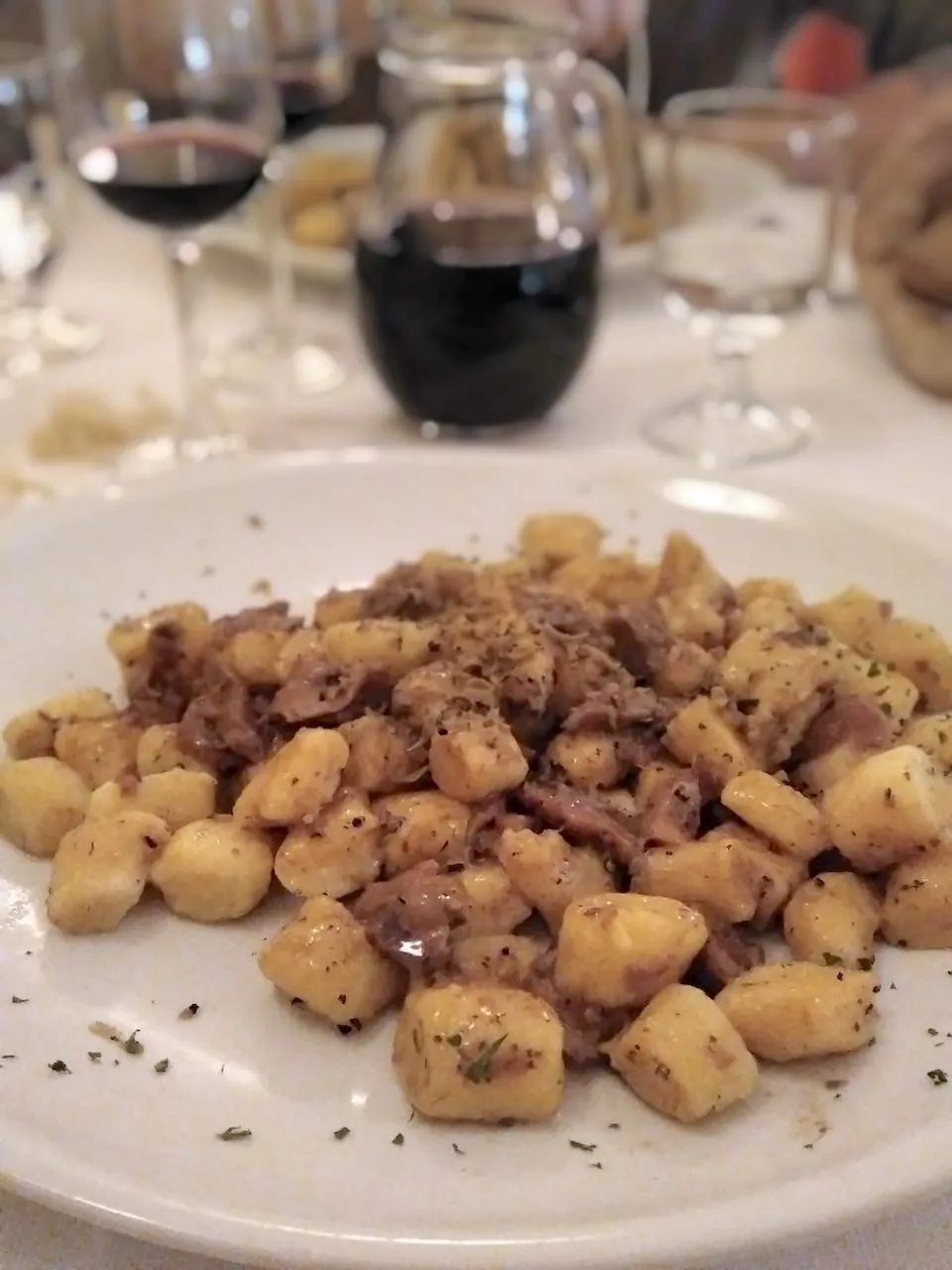 Italian gnocchi in Cerveteri, Lazio