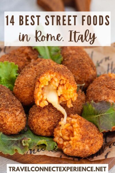 Supplì, best street food in Rome italy