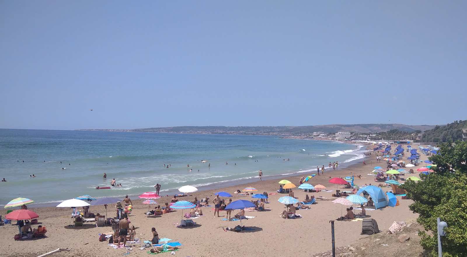Santa Severa Beach public beach Italy