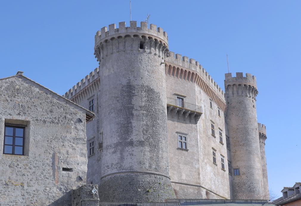 Bracciano castle on the Bracciano Lake