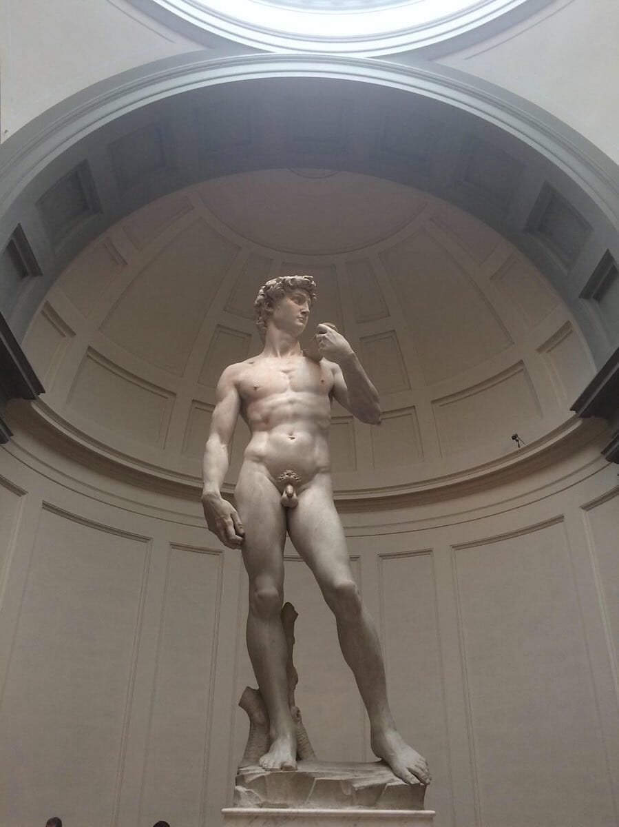 Statue of David by Michelangelo in Florence, Italy